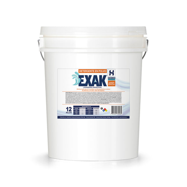 DETERGENTE EN POLVO EXAK®  [BALDE DE 12 KGS]