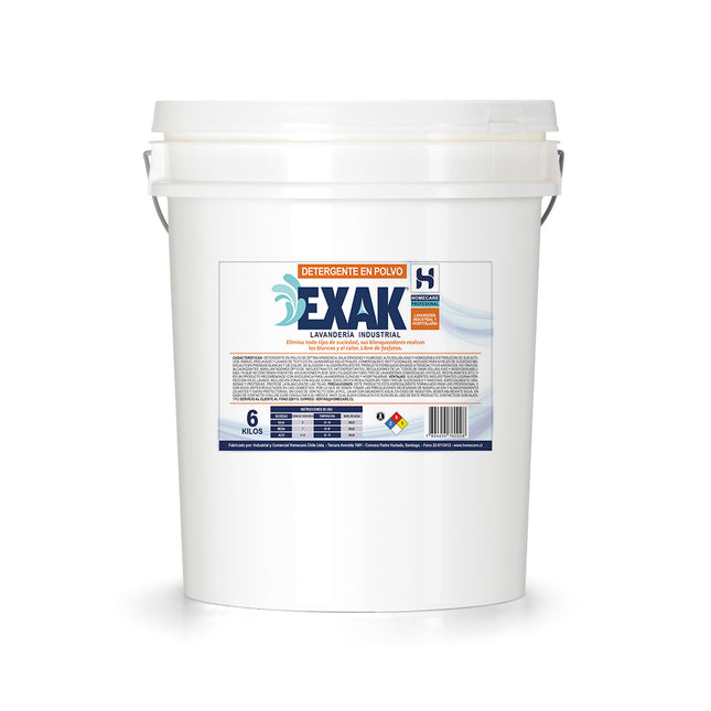 DETERGENTE EN POLVO EXAK®  [BALDE DE 6 KGS]