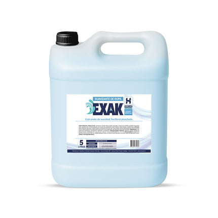 SUAVIZANTE DE ROPA EXAK® SUAVE [CAJA DE 4 BIDONES DE 5 LTS]
