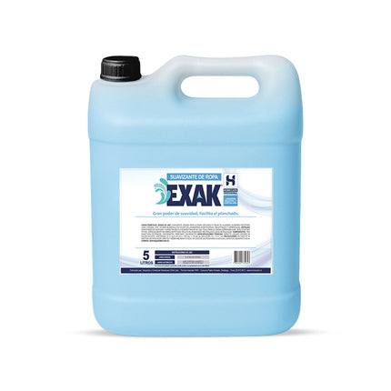 SUAVIZANTE DE ROPA EXAK® SUAVE [CAJA DE 4 BIDONES DE 5 LTS]