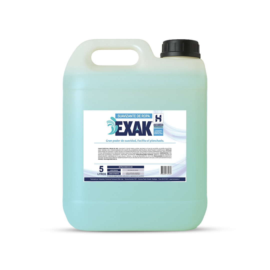 EXAK® SUAVE [SUAVIZANTE DE ROPA]  5 LITROS