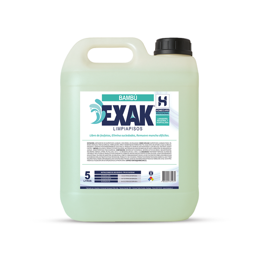 EXAK® LIMPIAPISOS [BAMBÚ] BIDÓN DE 4LTS [4X5LTS]