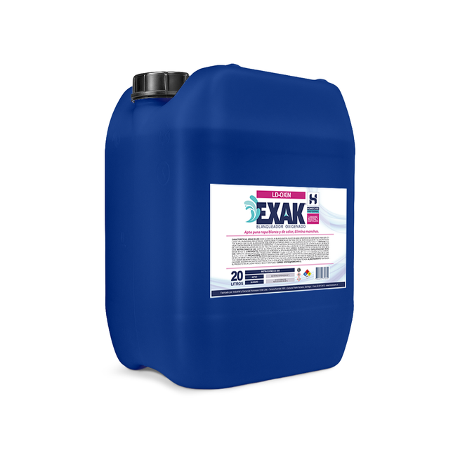 BLANQUEADOR DESMANCHADOR EXAK® LD-OXIN [BIDÓN DE 20 LTS]
