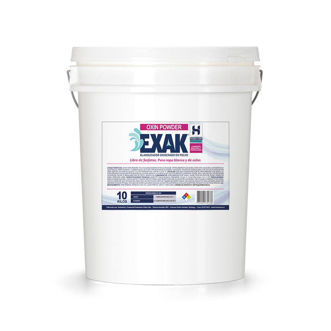BLANQUEADOR EN POLVO EXAK® OXIN POWDER [BALDE DE 10 KGS]