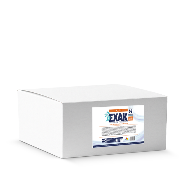 DETERGENTE EN POLVO EXAK® PLUS I [CAJA DE 25 KGS]