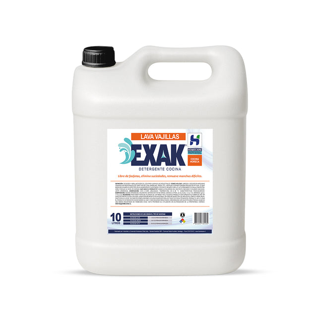 EXAK® LAVA VAJILLA [CAJA DE 2 BIDONES DE 10 LTS]