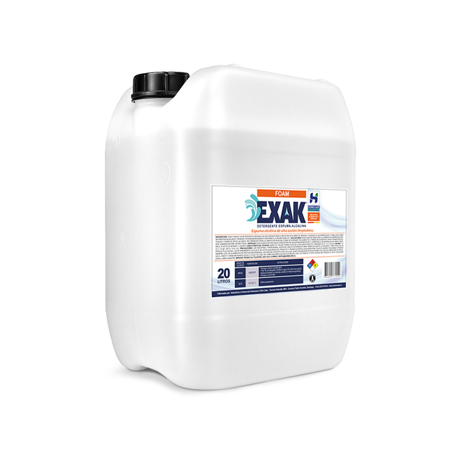 DETERGENTE ESPUMA ALCALINA  EXAK® FOAM [BIDÓN DE 20 LTS]