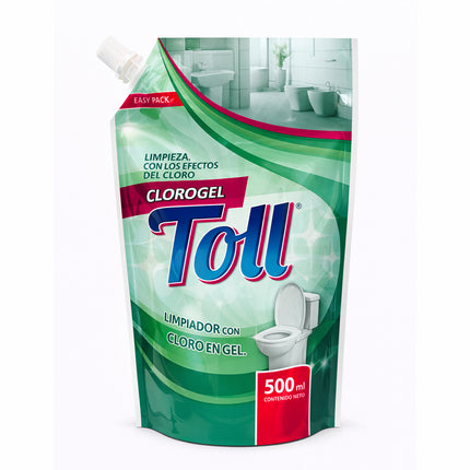 TOLL® CLOROGEL DOY PACK DE 500 ML [CAJA DE 10 DOY PACK]