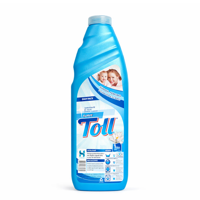 TOLL® SUAVIZANTE BOTELLA DE 1L (CAJA DE 12 BOTELLAS DE 1L)