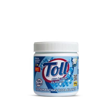 QUITAMANCHAS ROPA BLANCA TOLL® OXI ACTION EN POLVO 500 ml