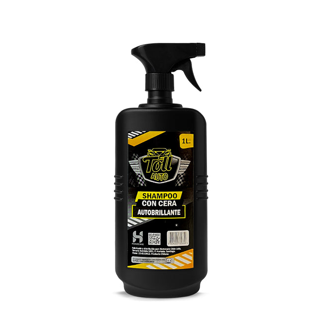 SHAMPOO CON CERA TOLL® AUTO [ CAJA DE 12 BOTELLAS DE 1L]